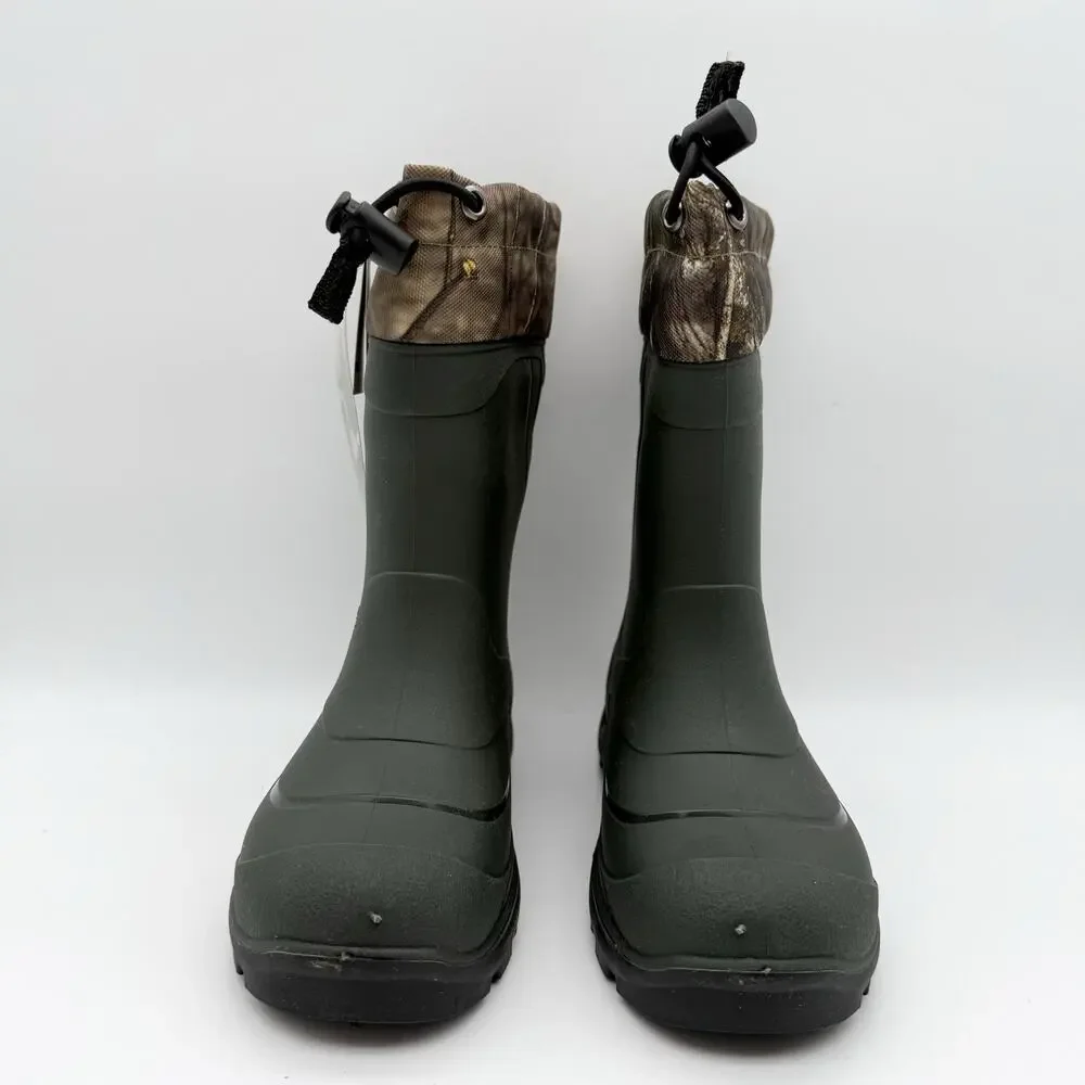 Kamik Kids Snobuster 2 Winter Boots US 12 EU 30 Green Camo Waterproof NIB